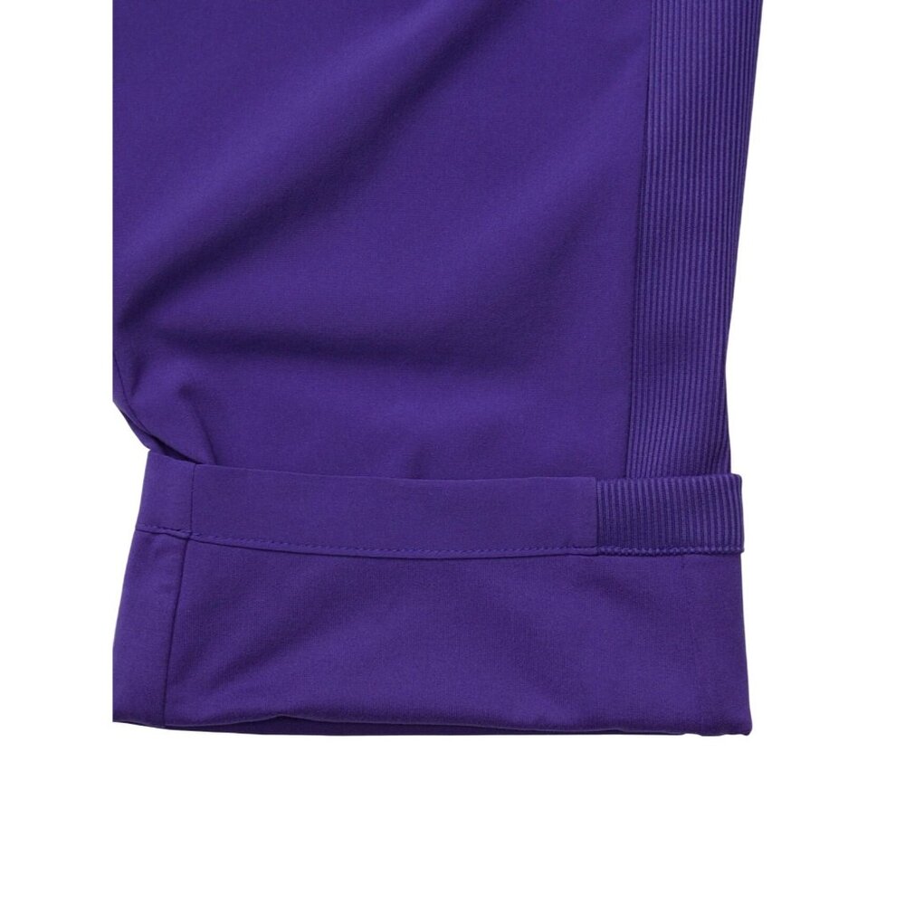 Athleta Womens Brooklyn Lined Pants Purple Ribbed Waist Size 6/T - Picture 4 of 16